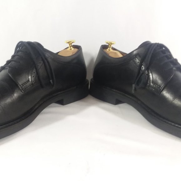 J. Murphy Black Leather Plain Toe Derby Mens 11M main image 8